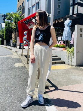 多田花美さん（レディース・150cm）の夏コーディネート