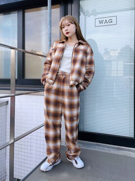 多田花美さん(レディース・150cm)の秋コーディネート