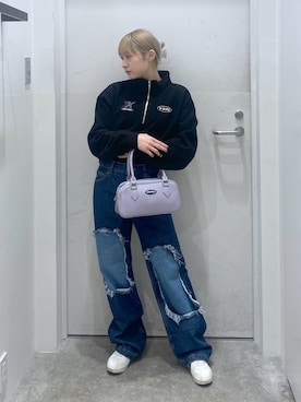 多田花美さん(レディース・150cm)の秋コーディネート