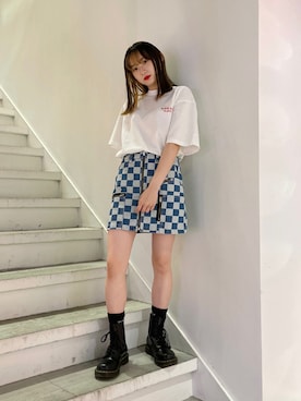 多田花美さん（レディース・150cm）の夏コーディネート