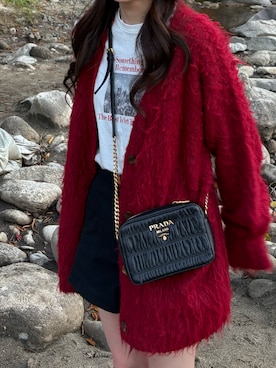 「MUHET（ミュエータ）のアイテム」を使った、moeさん（レディース・160cm）の冬コーディネート