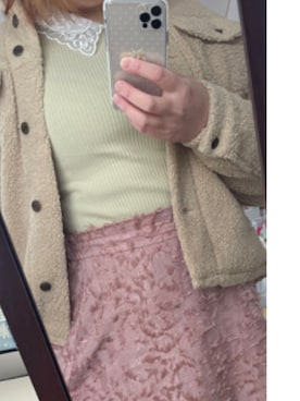 「Areeam（アリーム）のアイテム（その他アウター）」を使った、ayuさん（レディース・164cm）の冬コーディネート