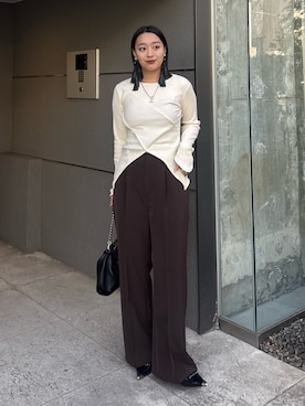 miuさん（レディース・158cm）の冬コーディネート