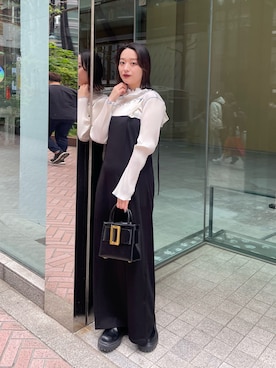 「Lui's（ルイス）のアイテム（ワンピース/ドレス）」を使った、miuさん（レディース・158cm）の春コーディネート