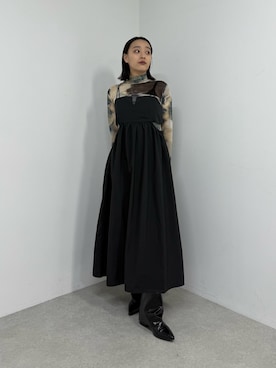 「Lui's（ルイス）のアイテム（ワンピース/ドレス）」を使った、miuさん（レディース・158cm）の春コーディネート