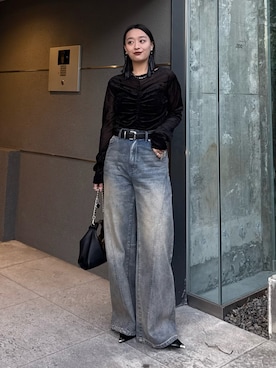 miuさん（レディース・158cm）の冬コーディネート