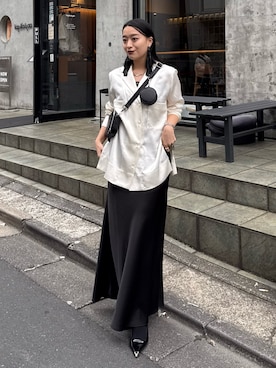 「Lui's（ルイス）のアイテム（バッグ）」を使った、miuさん（レディース・158cm）の春コーディネート