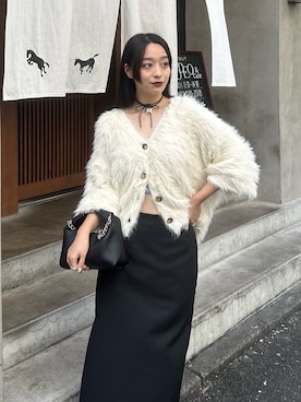 「ニットコーデ」｜miuさん（レディース・158cm）の秋コーディネート