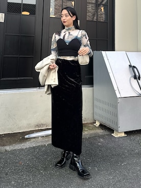 「Lui's（ルイス）のアイテム」を使った、miuさん（骨格ストレート・レディース・158cm）の春コーディネート
