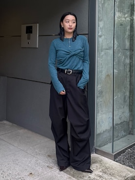 「Lui's（ルイス）のアイテム」を使った、miuさん（レディース・158cm）の秋コーディネート