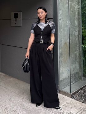 「Lui's（ルイス）のアイテム」を使った、miuさん（レディース・158cm）の春コーディネート