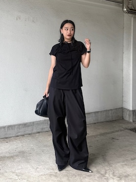 「Lui's（ルイス）のアイテム（パンツ）」を使った、miuさん（レディース・158cm）の夏コーディネート