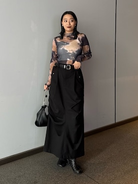 miuさん（レディース・158cm）の春コーディネート