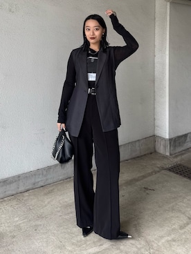 「Lui's（ルイス）のアイテム（バッグ）」を使った、miuさん（レディース・158cm）の春コーディネート