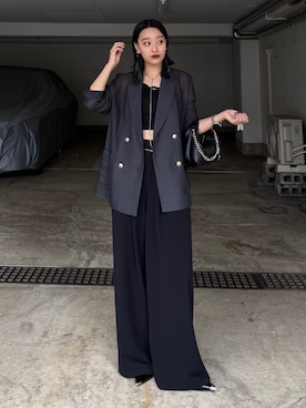 「Lui's（ルイス）のアイテム（バッグ）」を使った、miuさん（レディース・158cm）の春コーディネート