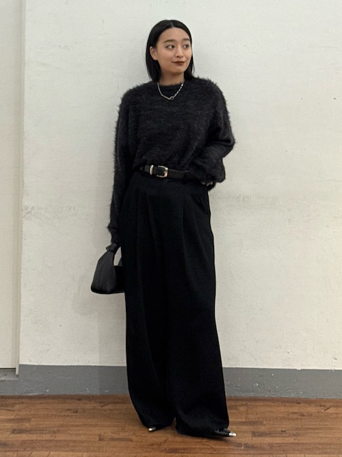 3キロ見え》2タックベーシックワイドパンツ（スラックス）｜Lui's