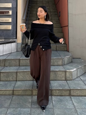 miuさん（レディース・158cm）の冬コーディネート