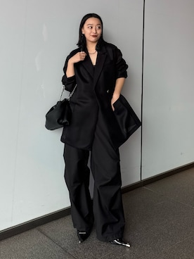 「Lui's（ルイス）のアイテム（バッグ）」を使った、miuさん（レディース・158cm）の春コーディネート