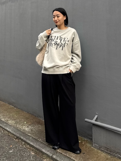 ウェーブバックルレザーハンドルファーバック（トートバッグ）｜Lui's