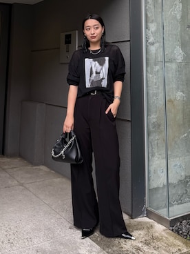 「Lui's（ルイス）のアイテム（パンツ）」を使った、miuさん（レディース・158cm）の夏コーディネート
