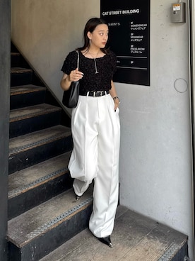 「Lui's（ルイス）のアイテム」を使った、miuさん（レディース・158cm）の夏コーディネート