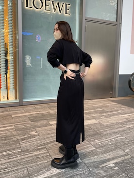 「Lui's（ルイス）のアイテム（ワンピース/ドレス）」を使った、miuさん（レディース・158cm）の春コーディネート