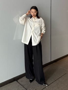 「CULLNI（クルニ）のアイテム」を使った、miuさん（レディース・158cm）の夏コーディネート