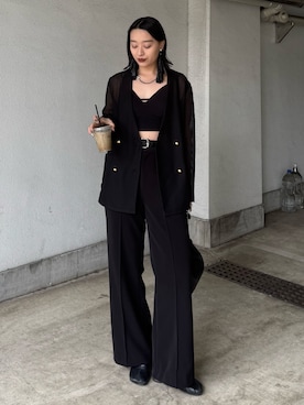 「Lui's（ルイス）のアイテム（バッグ）」を使った、miuさん（レディース・158cm）の春コーディネート