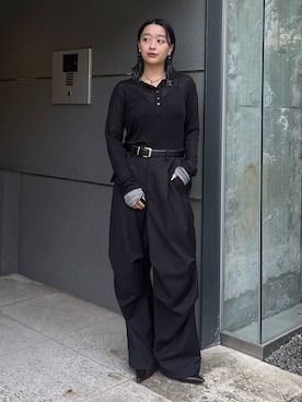 「Lui's（ルイス）のアイテム」を使った、miuさん（レディース・158cm）の秋コーディネート