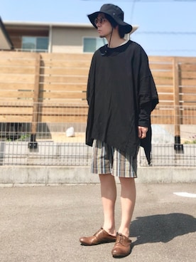 「Lui's（ルイス）のアイテム（帽子）」を使った、munikunさん（メンズ・168cm）の春コーディネート