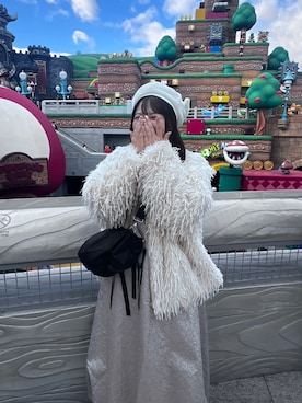 「PAGEBOY（ページボーイ）のアイテム（ジャケット/アウター）」を使った、a3ioさん（レディース・162cm）の冬コーディネート