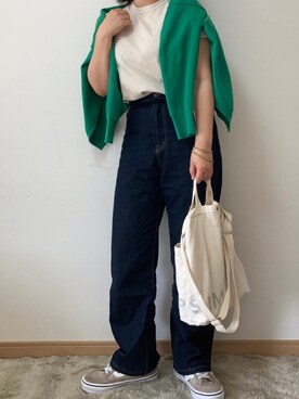 森本さん（レディース・163cm）の春コーディネート