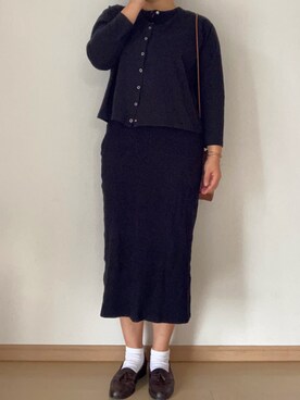 森本さん（レディース・163cm）の秋コーディネート