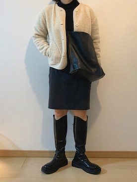 森本さん（レディース・163cm）の秋コーディネート