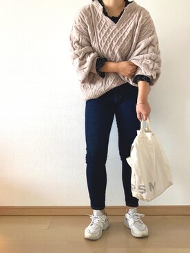 森本さん（レディース・163cm）の秋コーディネート