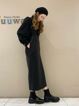 sumiさん（レディース・161cm）の冬コーディネート