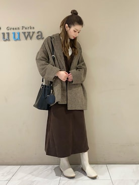 sumiさん（レディース・161cm）の冬コーディネート