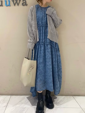 「armonia（アルモニーア）のアイテム」を使った、sumiさん（レディース・161cm）の秋コーディネート