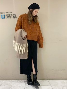 sumiさん(レディース・161cm)の冬コーディネート