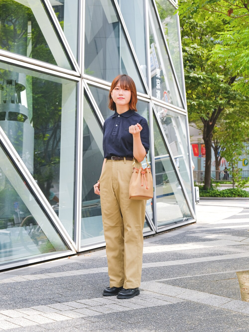Shinzone（シンゾーン）】 WASHED HIGH WAIST CHINO 定番チノパンツ