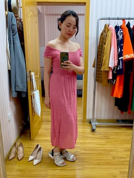 「RIVER ISLAND（リバーアイスランド）のアイテム」を使った、Unuu FDさん（レディース・165cm）の夏コーディネート