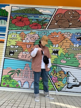 「Carhartt（カーハート）のカーハート ストラップバックキャップ ODESSA  CHARHARTT（キャップ）」を使った、yolo99さん（レディース・155cm）の秋コーディネート