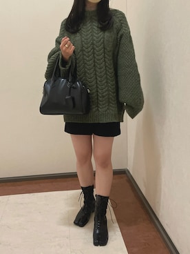 「neam（ニーム）のアイテム」を使った、kyokaさん（レディース・158cm）の冬コーディネート