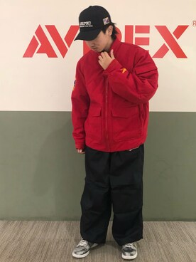 「アパレルスタッフ」｜「アイテム（ブルゾン）」を使った、kujinさん（メンズ・172cm）の冬コーディネート