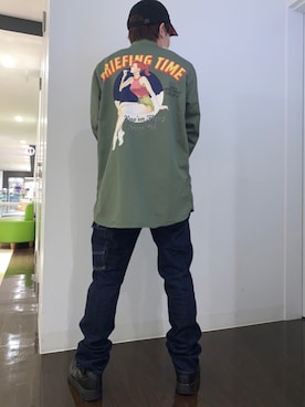 「アパレルスタッフ」｜「アイテム（キャップ）」を使った、kujinさん（メンズ・172cm）の秋コーディネート