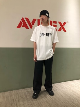 「アパレルスタッフ」｜「アイテム（帽子）」を使った、kujinさん（メンズ・172cm）の春コーディネート
