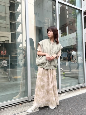「kastane_ootd」｜「アイテム（ブルゾン）」を使った、Ayumi  Furuyaさん（レディース・160cm）の秋コーディネート