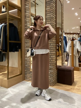 「アイテム（ワンピース）」を使った、マユリさん（レディース・161cm・30代）の秋コーディネート