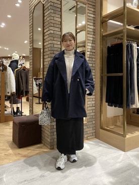 「アイテム（スカート）」を使った、マユリさん（レディース・161cm・30代）の秋コーディネート