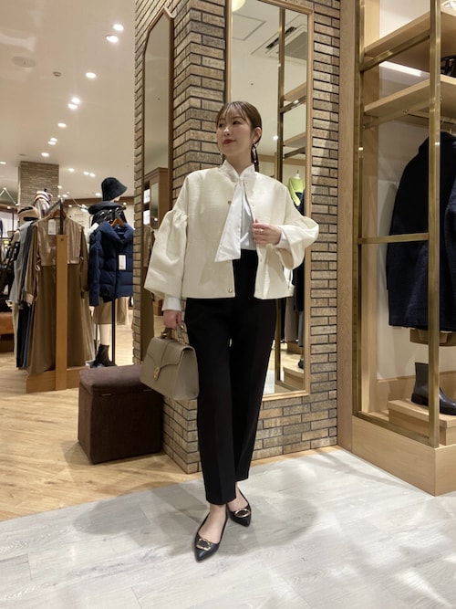 セレモニー対応可】袖フレアツイードジャケット（その他アウター